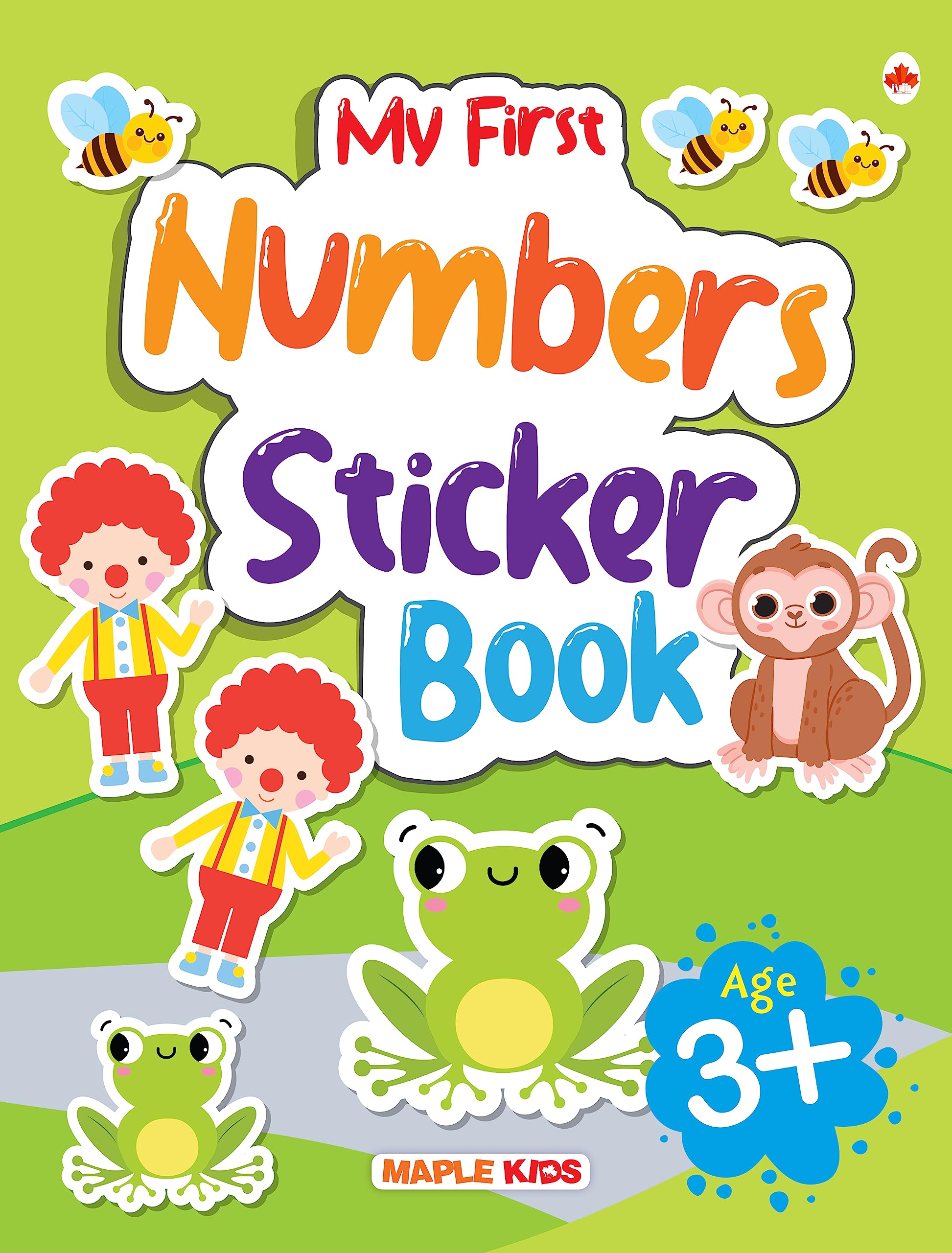 My First Sticker Book - Numbers - Activity Book for Kids with 100+ stickers - Age 3+ - Book from Maple Press - Shop in Sri Lanka at Arcade.lk