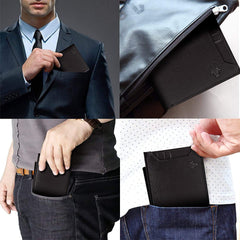 WildHorn Rfid Protected Leather Wallet For Men, Black