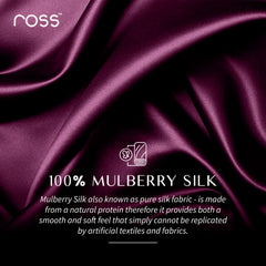Ross 100% Mulberry Silk Sleep Mask Eye Mask, Super Smooth for Blind Fold (Maroon) - Drugstore from Ross - Shop in Sri Lanka at Arcade.lk