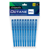 Classmate Octane- Blue Ball Pens (Pack of 10) | Smooth & Fast Writing Ball Pens | Comfortable to hold & write|School & Office Stationery|Work from home essentials