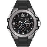 Carlington Resin Endurance Analog-Digital Sports Watch For Men And Boys - Ct 9105 Black