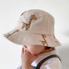 Baby Bucket Cap, Giraffe, 50-52cm