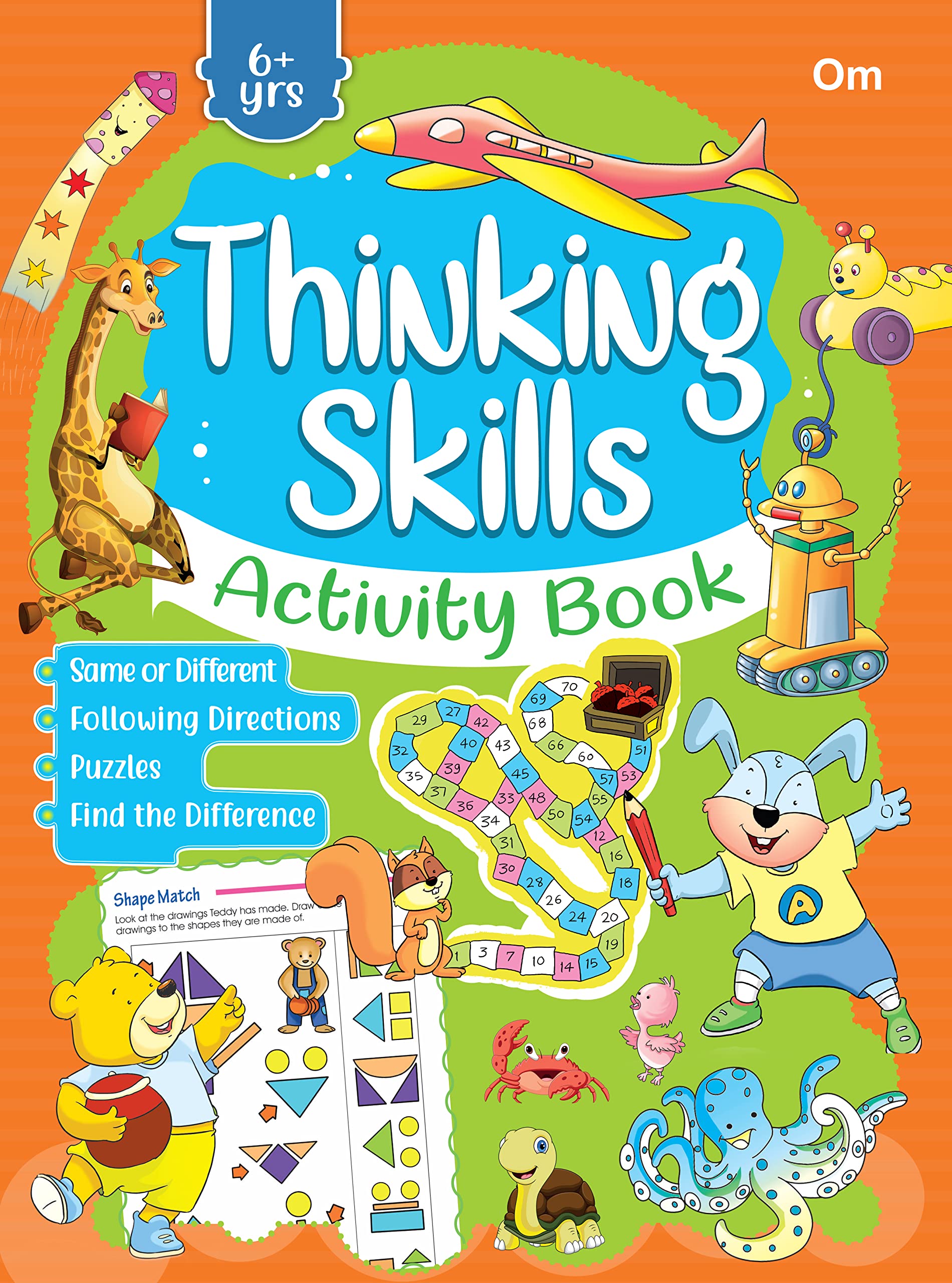 Thinking Skills Activity Book- Colourful activities for kids - Book from OM BOOKS INTERNATIONAL - Shop in Sri Lanka at Arcade.lk