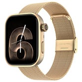 Noise Pro 6 Smart Watch:Intelligent AI, Endless AI Watch Faces, AI Companion, 1.85" AMOLED, EN2 Processor, Nebula UI 2.0, Emergency SOS, Compatible with iOS & Android(Champange Link), Brown