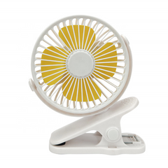 JH006 3 Speed Rechargeable Mini Clamp Fan | Portable USB Air Cooler & Desktop Fan