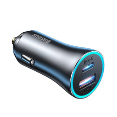 Baseus 60W Metal USB Type C Car Charger, Quick Charge SCP AFC QC 4.0 PD 27W USBC Phone Charger