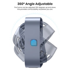 TOPK USB Desk Fan | Mini Portable Table Fan | 3-Speed Quiet Cooling Fan for Home, Office & Desktop Use