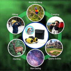 Shockproof Binoculars, Binoculars Perfect for Bird Watching, Hunting, Hiking, and Educational Learning