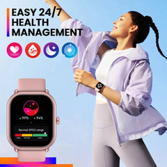 Zeblaze GTS 3 Pro Smartwatch | Voice Calling | Ultra-Large HD AMOLED Display | Health & Fitness Tracking | Smart Watch for Men & Women
