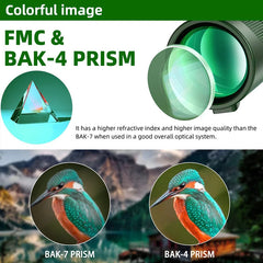 Portable Zoom HD 5000M Telescope, Folding Long Distance Mini Powerful Telescope for Hunting Sports Outdoor Camping Travel