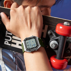 SANDA 6307 Men’s Fashion Digital Watch | Multifunction Sports Watch | Luminous Display, Chronograph & Calendar | Waterproof Outdoor Electronic Watch