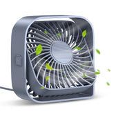 TOPK USB Desk Fan | Mini Portable Table Fan | 3-Speed Quiet Cooling Fan for Home, Office & Desktop Use