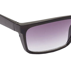 Agera Black with Black Lenses UV Protected Wrap-Around Rectangular Sunglasses for Men & Women (AG1021-Blk-GD) -  Unisex Sunglasses in Sri Lanka from Arcade Online Shopping - Just Rs. 2508!