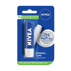 Shop in Sri Lanka for NIVEA Original Care 4.8g Lip Balm|24 H Melt in Moisture Formula|Natural Oils|Nourished Lips - Lip Balms from Nivea - Shop at Selekt