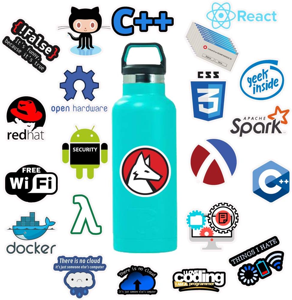 50pcs Programming Stickers | Waterproof Vinyl Decals For Laptops, Phones, etc. -  Laptop Decals in Sri Lanka from Arcade Online Shopping - Just Rs. 1090!