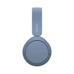 Sony WH-CH520 Wireless Bluetooth Headphones On Ear with Mic, Up to 50Hrs Battery, Quick Charge, DSEE Upscale, Multipoint Connectivity, Voice Assistant, Customized EQ-Blue