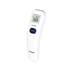 Omron MC 720 Non Contact Digital Infrared Forehead Thermometer With 1 Second Quick Measurement, 3 in 1 Measurement Mode, Auto On/off & Backlight, White - Personal Care Appliances from Omron - Shop in Sri Lanka at Arcade.lk