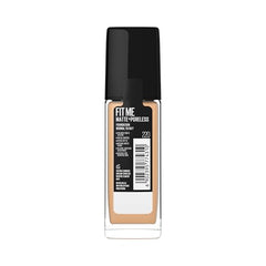 Maybelline New York Liquid Foundation, Matte Finish, With SPF, Absorbs Oil, Fit Me Matte + Poreless, 220 Natural Beige, 30ml