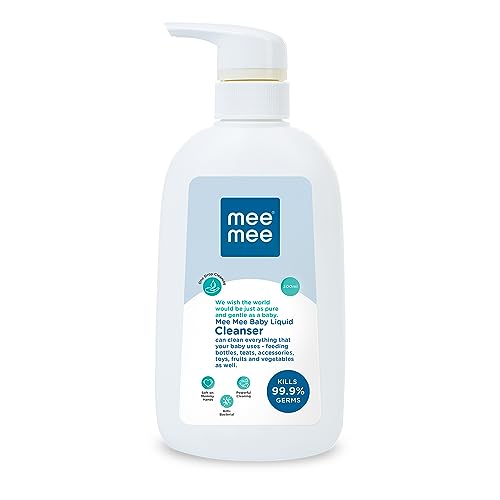 Mee Mee Anti-Bacterial Baby Liquid Cleanser | Feeding Bottle Cleaner Liquid for Nipple Cleaning/Clothes/Milk Bottle/Vessels (300 ml - Bottle) - Baby Product from Mee Mee - Shop in Sri Lanka at Arcade.lk