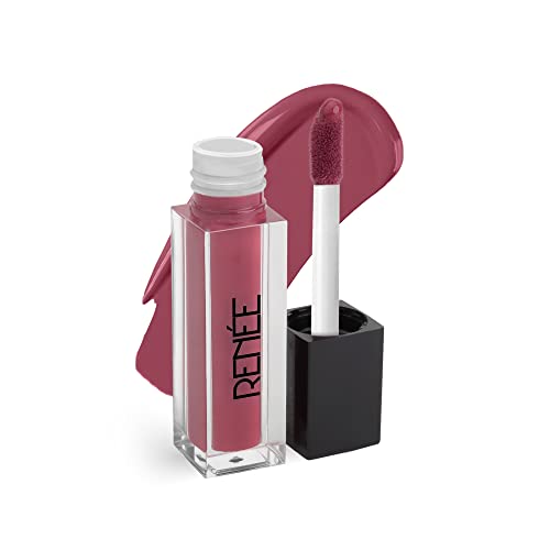 RENEE Stay With Me Mini Matte Lip Color, Long Lasting, Non Transfer, Water & Smudge Proof, Light Weight Liquid Lipstick, Awe for Mauve 2ml - Beauty from RENEE - Shop in Sri Lanka at Arcade.lk