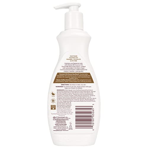Palmer's Coconut Oil Body Lotion with Green Coffee Extract For Deep Moisturization, Radiant & Healthy Looking Skin - 400ml