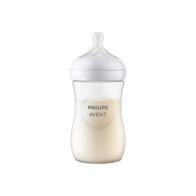 Philips Avent Natural Response Baby Feeding Bottle - 260Ml Baby Milk Bottle Pack of 1, Bpa Free for Babies 3-6 Months, (Model SCY903/01)