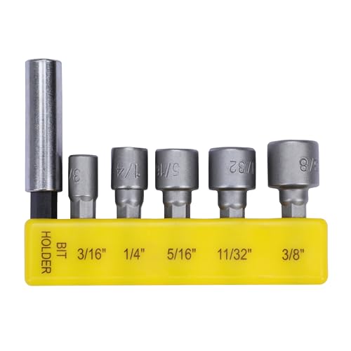 STANLEY 68-071-23 26-Piece Insert-Bit Chrome-Vanadium Screwdriver Set for Home, DIY, Professional & Industrial Use Ideal for Carpentry, Mechanical, Electrical & Plumbing Tasks, YELLOW & BLACK