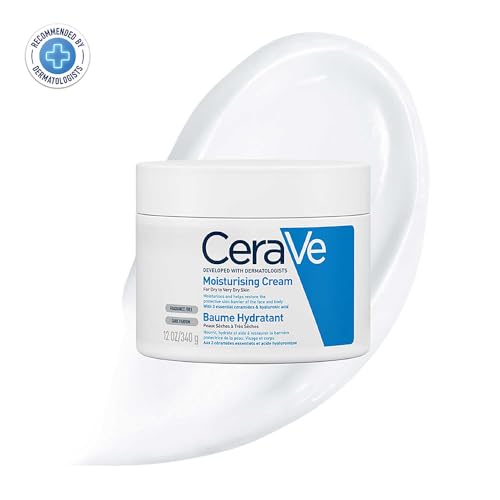 CeraVe Moisturizing Cream For Dry To Very Dry Skin (340gm) - Formulated with 3 Essential Ceramides And Hyaluronic Acid | Non-Comedogenic Moisturizer - Luxury Beauty from CeraVe - Shop in Sri Lanka at Arcade.lk