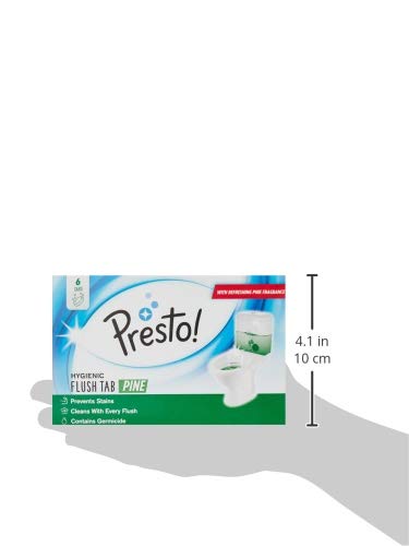 Presto! Hygienic Flush Tabs, Pine - 50 g (Pack of 6) - Drugstore from Presto! - Shop in Sri Lanka at Arcade.lk