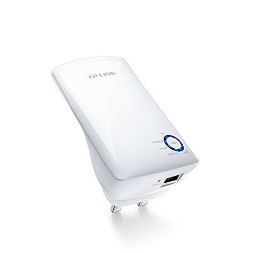 TP-Link TL-WA850RE N300 Wireless Range Extender, Broadband/Wi-Fi Extender, Wi-Fi Booster/Hotspot with 1 Ethernet Port, Plug and Play, Built-in Access Point Mode