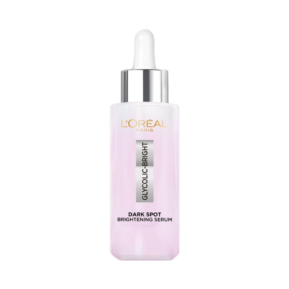 L'Oreal Paris Glycolic Bright 8% [Melasyl + Niacinamide] Face Serum for Brightening Dark Spots 30ml