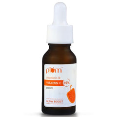 Plum 15% Vitamin C Serum for Glowing Skin | for Oily, Dry & Combination Skin | Reduce Pigmentation & Dark Spot |with Mandarin | Non-Irritating, Hydrating & Soothing | Unisex | 20ml