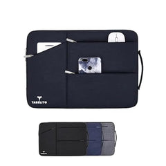 Tabelito Polyester Hybrid Laptop Bag Sleeve Case Cover Pouch for 14 Inch(35Cm) Laptop Apple/Dell/Lenovo/Asus/Hp/Samsung/Mi/MacBook/Ultrabook/Thinkpad/Ideapad/Surfacepro (Blue)