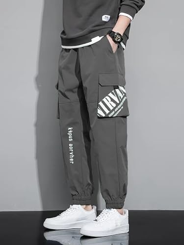 Lymio Loose Men Cargo (Cargo-78-Grey-L_Grey)