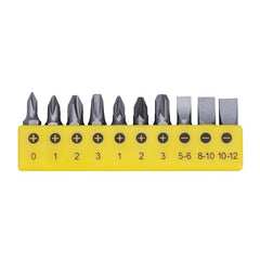 STANLEY 68-071-23 26-Piece Insert-Bit Chrome-Vanadium Screwdriver Set for Home, DIY, Professional & Industrial Use Ideal for Carpentry, Mechanical, Electrical & Plumbing Tasks, YELLOW & BLACK
