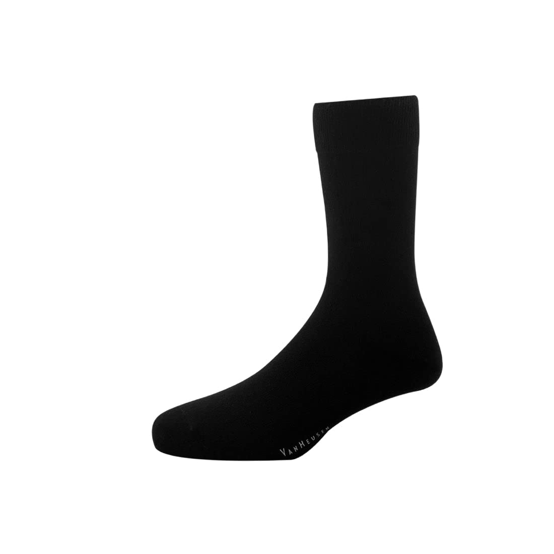 Van Heusen Mens Cotton Full Length Socks (Pack of 3) Dark Grey, Navy, Black