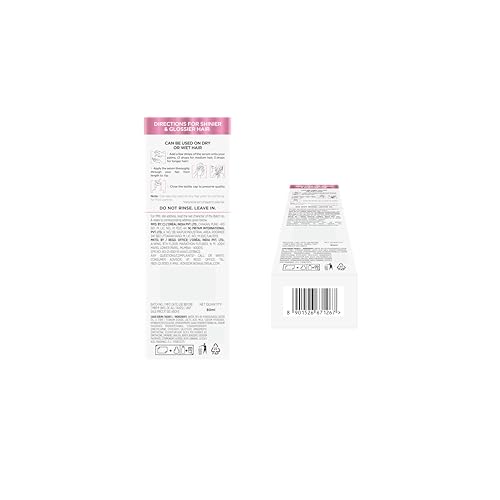 L'Oréal Paris Glycolic Gloss Serum, powered by Glycolic Acid, for dull hair, gives 72H Shine & improves hair quality, 80ml