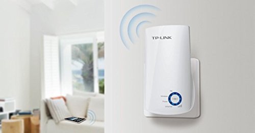 TP-Link TL-WA850RE N300 Wireless Range Extender, Broadband/Wi-Fi Extender, Wi-Fi Booster/Hotspot with 1 Ethernet Port, Plug and Play, Built-in Access Point Mode