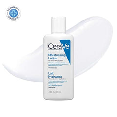 CeraVe Moisturizing Lotion For Dry Skin (88ml) - Formulated With 3 Essential Ceramides And Hyaluronic Acid | Non-Comedogenic, Oil Free And Fragrance-Free Body Lotion