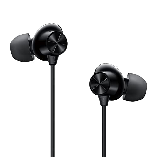 Oneplus Nord Wired Earphones with mic, 3.5mm Audio Jack, Enhanced bass with 9.2mm Dynamic Drivers, in-Ear Wired Earphone - Black - Wireless Accessory from OnePlus - Shop in Sri Lanka at Arcade.lk