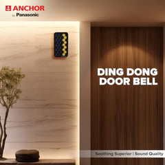 Anchor by Panasonic Dual Tone Doorbell | Calling Bell for Home | Door Bell for Office, School (38916)