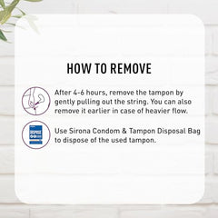 Sirona Period Made Easy Tampons - 20 Piece | For Heavy Flow | Biodegradable Tampons | FDA Approved - Health and Beauty from Sirona - Shop in Sri Lanka at Arcade.lk