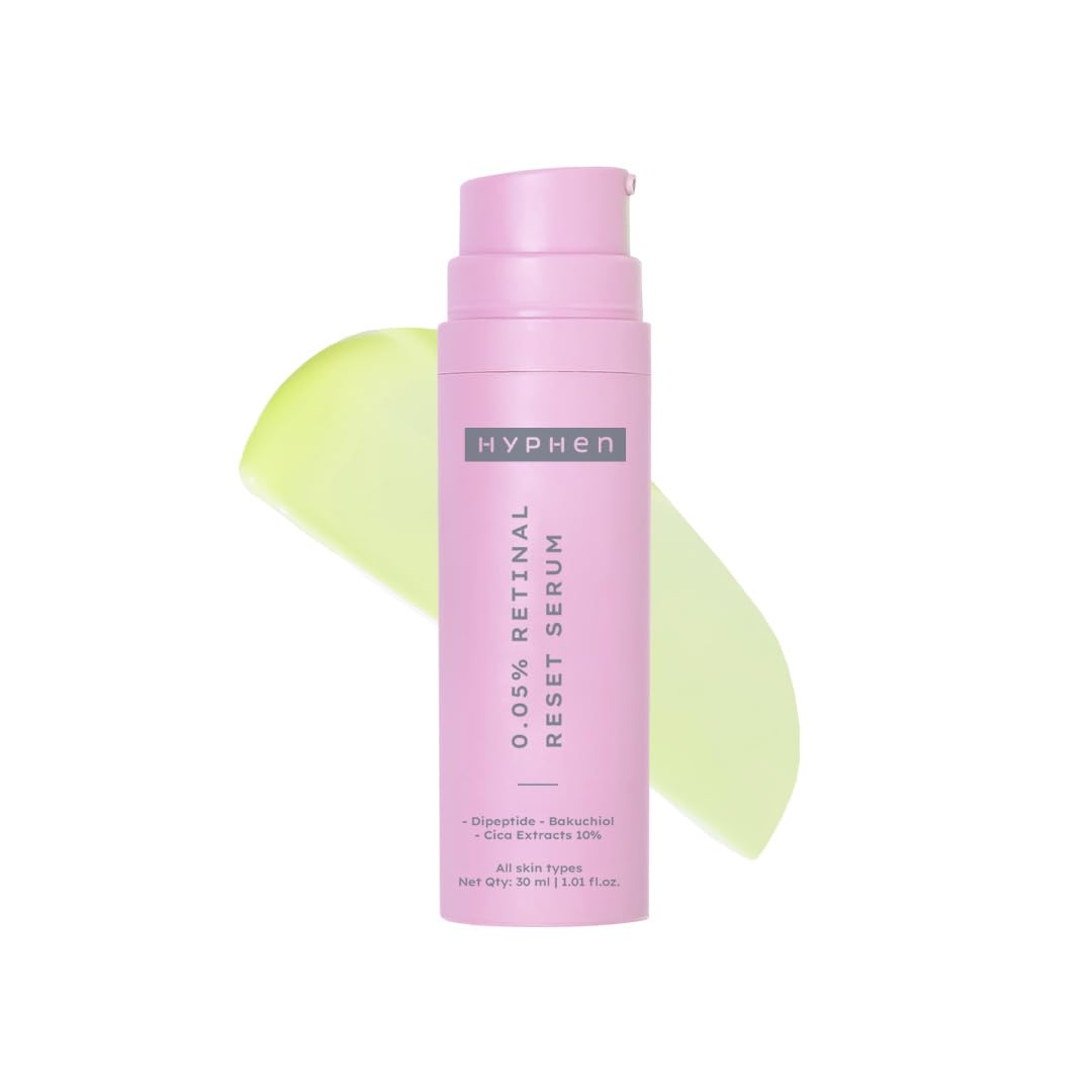 Hyphen 0.05% Retinal Reset Serum | 30% More Effective than Retinol Serum | Anti Ageing Reduces Fine Lines & Wrinkles Night Face Serum | 30 ml