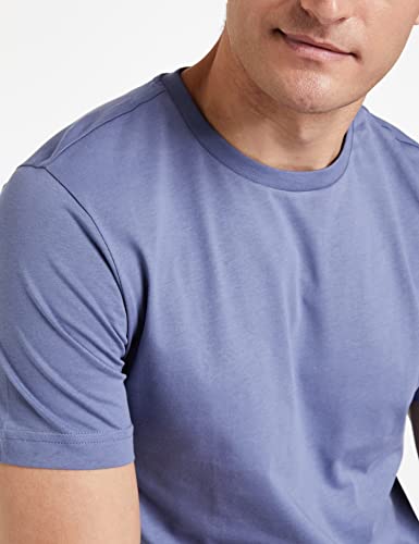 Symbol Men's Cotton T Shirt | Round Neck | Half Sleeve | Plain - Regular Fit (Available in Plus Size) (Country Blue) - Apparel from Amazon Brand - Symbol - Shop in Sri Lanka at Arcade.lk