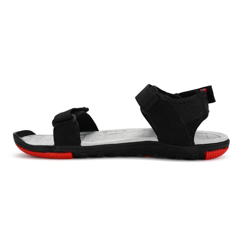 Paragon K1407G Stylish Velcro Sandals for Men | Durable, Comfortable & Lightweight Sandals with Cushioned Soles | Easily Washable | Ideal for Outdoor Use