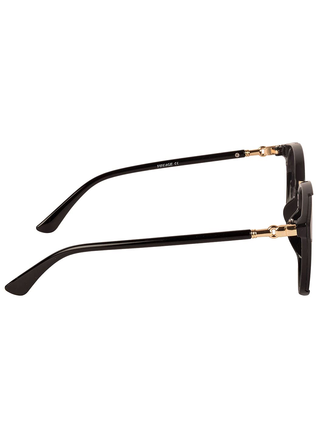 Voyage UV Protection Cat-eye Sunglass (59) (Black)