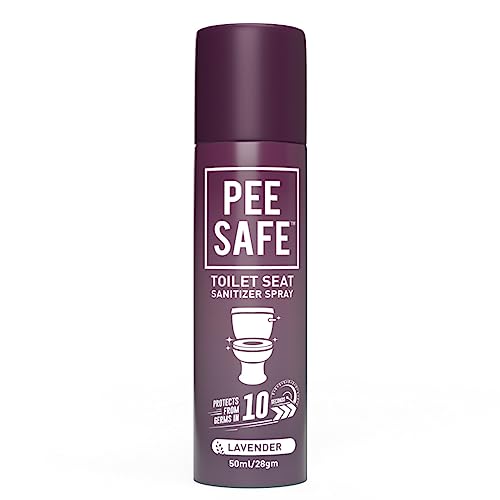 Pee Safe Toilet Seat Sanitizer Spray 50ml - Lavender | Reduces The Risk Of UTI & Other Infections | Protects From 99.9% Germs In 10 Seconds & Travel Friendly | Anti Odour, Deodorizer - Drugstore from PEESAFE - Shop in Sri Lanka at Arcade.lk