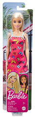 Barbie® Doll (11.5 inches) with Colorful Butterfly Logo Print Red Dress & Strappy Heels, Great Gift for Ages 3 Years Old & Up - Toy from Barbie - Shop in Sri Lanka at Arcade.lk