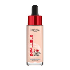 L’Oréal Paris Infallible 24H Tinted Serum Foundation, Light-weight Coverage, Dewy & Radiant Finish, Transfer-proof, 30ml