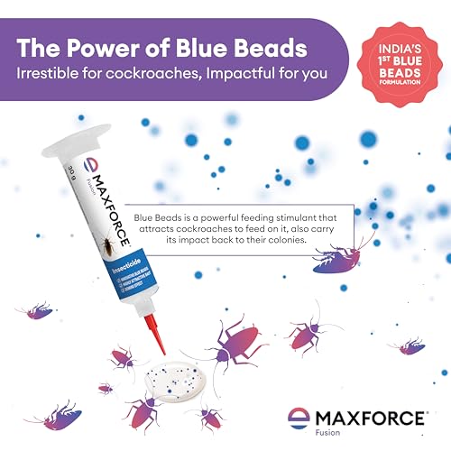 Maxforce Fusion 30 gm Cockroach Gel for Home and Kitchen | Anti Roach Gel | Cockroach Killer | Home Pest Control